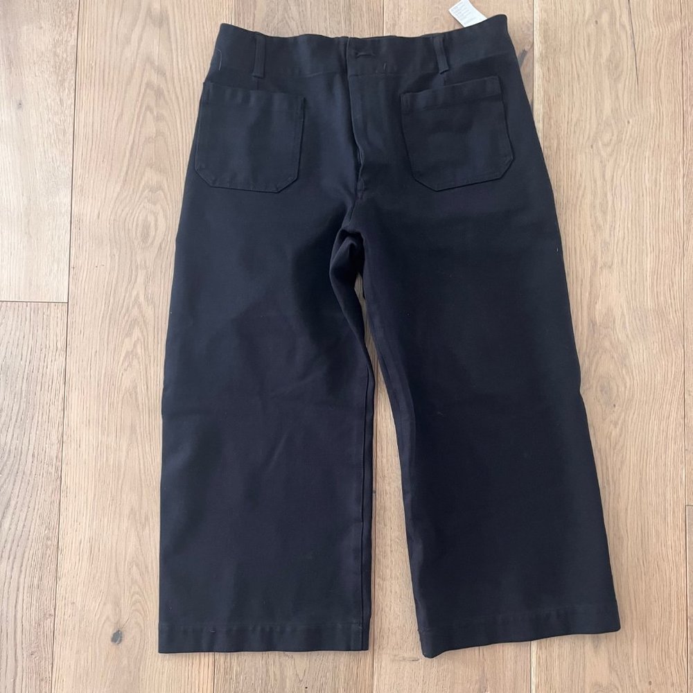 Anthropologie The Colette Cropped Wide-Leg Ponte Pants by Maeve